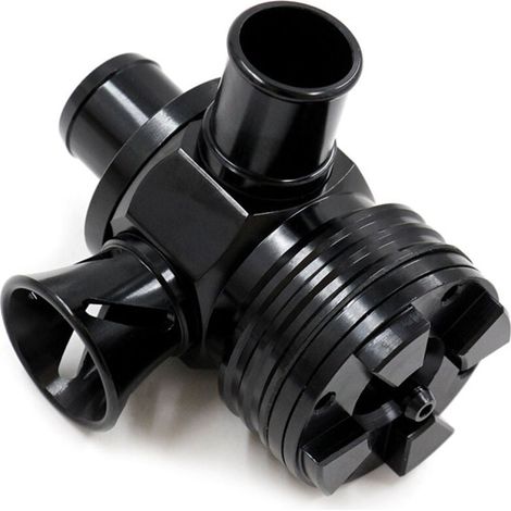 Zoternen Soupape de décharge de turbocompresseur de moteur de voiture, soupape de décharge de pression d'échappement en alliage d'aluminium (1/4)