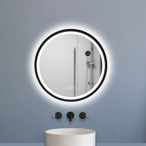 SKY Bathroom LED Mirror with Dimmable 3 Colour Lights Anti-fog Touch Sensor 600mm (1/5)