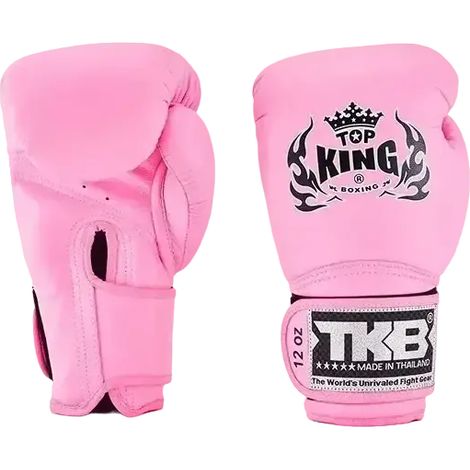 Gants de boxe thaï Top King Super Pink 12 oz