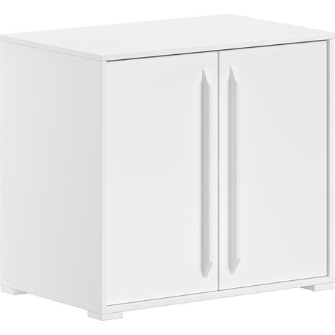 Commode Enfant 2 Portes "Sam" 67cm Blanc