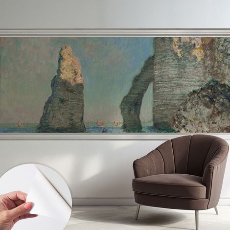 Papier peint adhésif décoratif avec colle pour salon chambre à coucher et bureau Design moderne et facile à poser Paysage rocheux 250x104 cm (1/5)