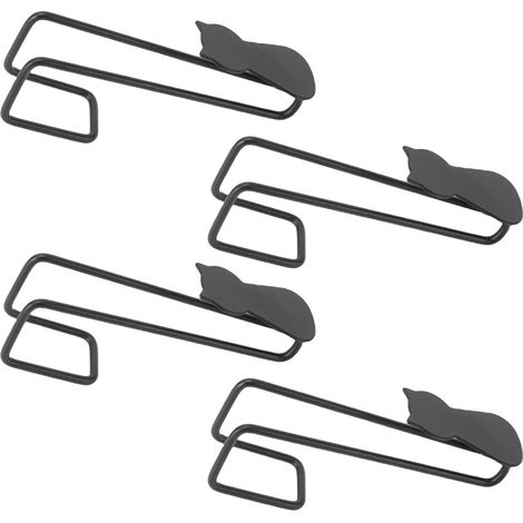 GOWENIC Ganchos para Puerta de Gabinete, Paquete 4 Metal Colgar (1/5)