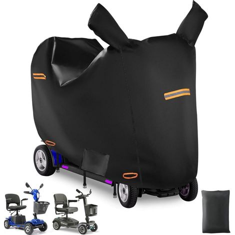 Abdeckung für Elektroroller & Mobilitätsroller, wasserdicht, 420D Oxford, L127cm (1/5)