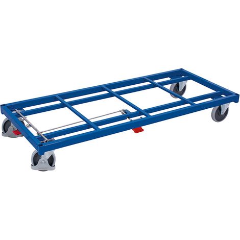 VARIOfit Schwerlastwagen Gummibereifung 500kg Tragkraft 2080x880mm Anthrazitgrau RAL 7016