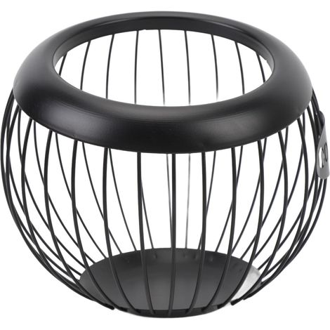 1 Panier de rangement, Alliage d'aluminium, Noir, Pour dosettes de café, Cuisine (1/4)