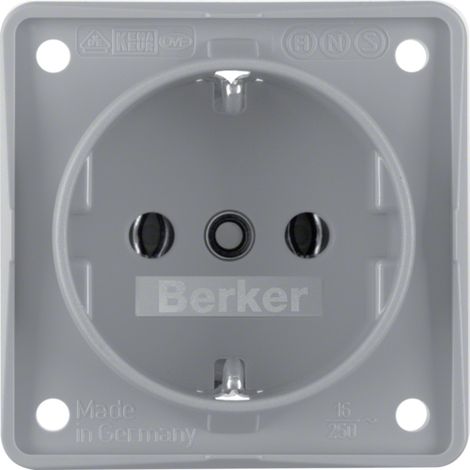 HAGER 941852506 INTERRUPTEUR D'ÉCLAIRAGE GRIS BERKER