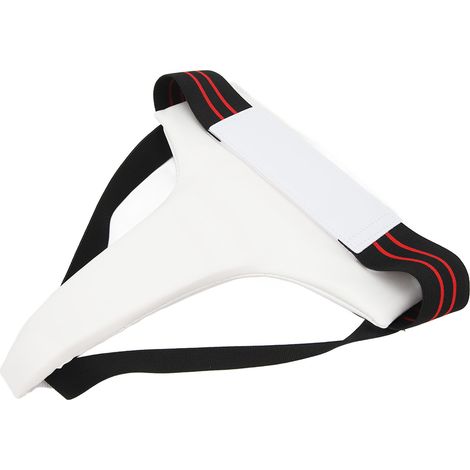 Protège-aine de taekwondo pour femme, ceinture élastique de soutien pour l'entraînement de boxe, taille M (1/5)