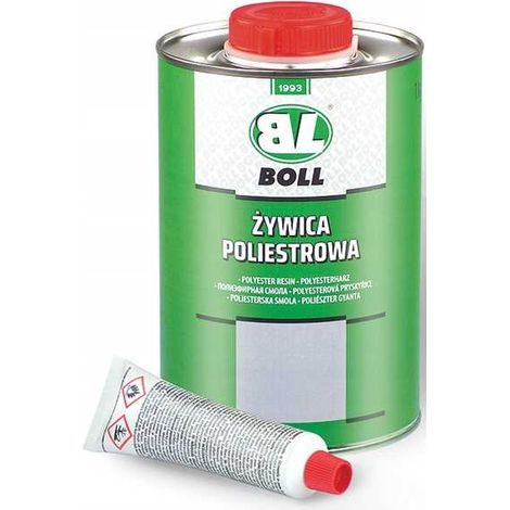 RESINA DE POLIÉSTER 970g + ENDURECEDOR 30g BOLL