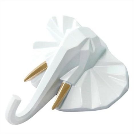 PatèRe Robuste en Forme de TêTe D'Animal, Manteau Suspendu, Chapeau et Clé, PatèRe en RéSine B (1/5)