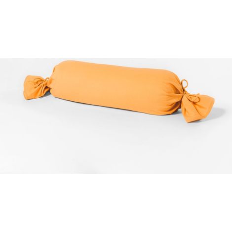 Vario Kissenbezug Jersey für Nackenrolle, gelb, 15 x 40 cm Dekokissen (1/2)