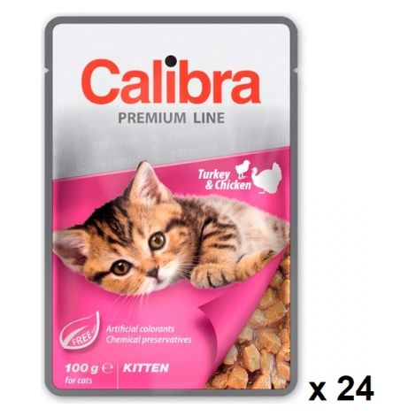 Calibra Cat Kitten Pouch Turchia 24x100gr Box
