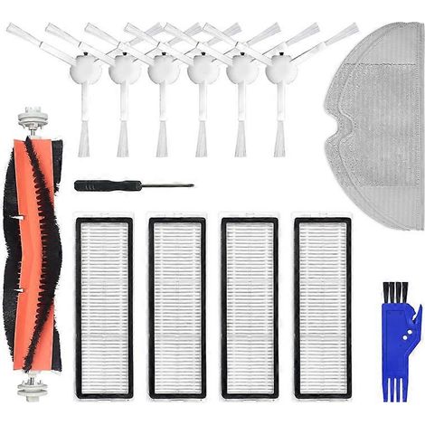 Filtres HEPA pour balai Dreame F9, brosse principale, brosses latérales et autres pièces détachées (lot de 15).