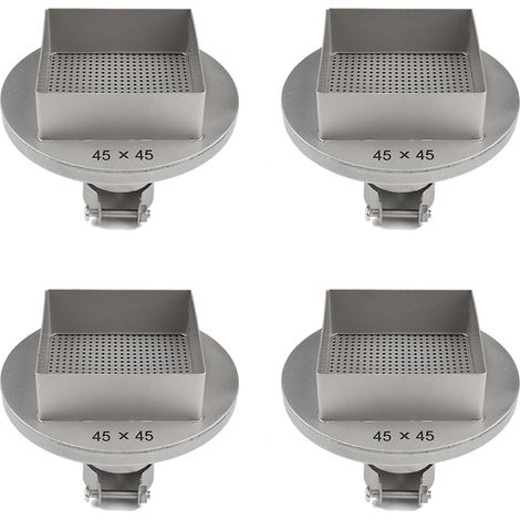 4pièces 45Mmx45Mm Buses CarréEs à Air Chaud BGA Station de Soudage Stations de Reprise Universal BGA Buse Accessoires de Soudage (1/5)
