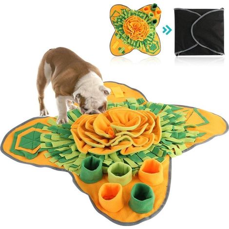 Mat to renifler for Dog, Washable Smart Puzzle Dog Toy Mat of Fouille Supply Lente Stress Release Interactif Educatif for Small Large Dog (1/5)