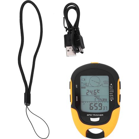 SUNROAD GPS de Randonnée Portable avec Altimètre Numérique USB Rechargeable (1/5)