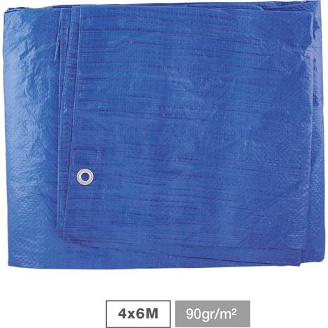 Tenda da sole blu 4x6M 90gr