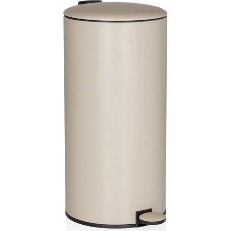 [NEUWERTIG] B-Ware Hjh Office Mülleimer Rund 30 Liter, Treteimer Mit Deckel, Softclose Clean Ste178