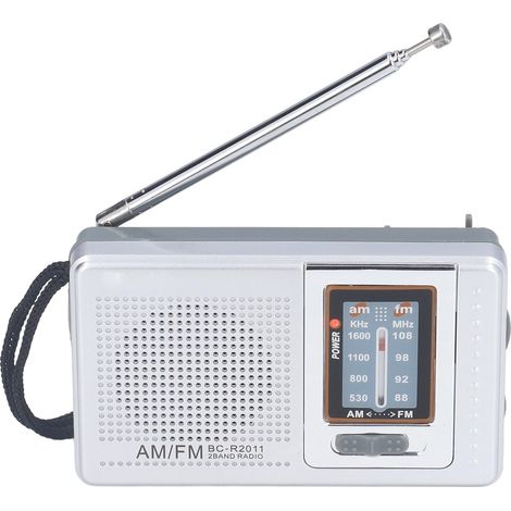 Radio AM FM Portable à Piles, Matériau Plastique Étanche pour Camping et Randonnée (BCR2011) (1/5)