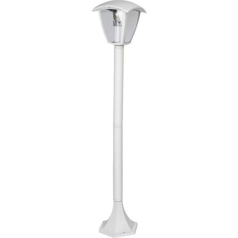 Jardin Lanterne De 86 Cm Lanterne De Plancher Pour Allée Avec E27 Ip44 819pb-b860 Attack Blanc