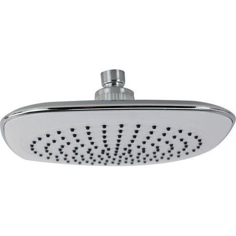 Soffione per doccia da bagno quadrato 20x20 cm in abs effetto pioggia con filtro anticalcare ad alta pressione (1/5)