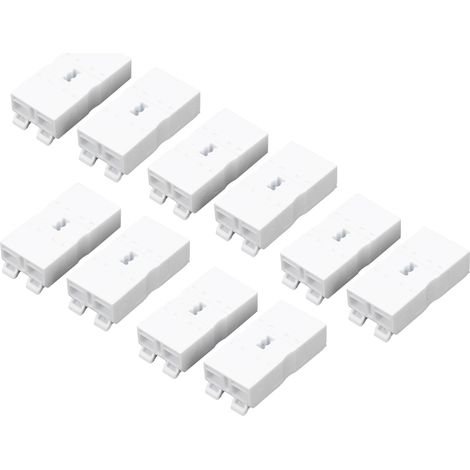10 connecteurs rapides 928-2P à double serrage fil, lot de 10 pièces, pour câblage électrique industriel (1/5)