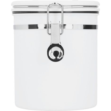 Bocal hermétique en acier inoxydable pour café, farine, sucre, avec soupape de dégazage, pot de rangement étanche (1/5)
