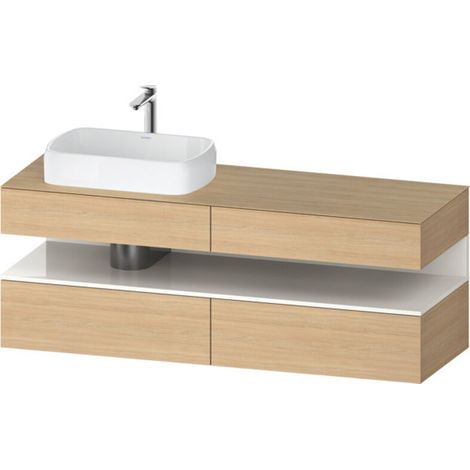 Duravit Collection One Meuble sous-vasque sur console, 2 tiroirs,
