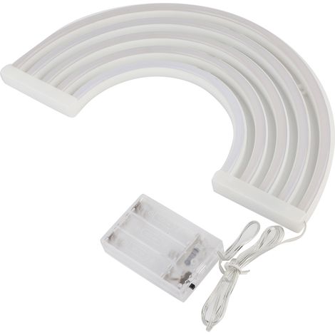 lumineux néon LED en acrylique et latex veilleuse à piles (1/5)