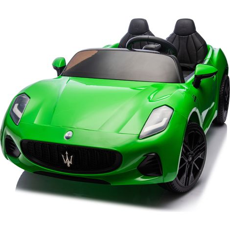 Auto Elettrica Per Bambini Maserati Folgore 12V-Verde (1/5)