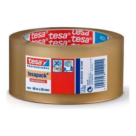 Tesa cinta de embalaje tesapack transparente 50x66 -6u-