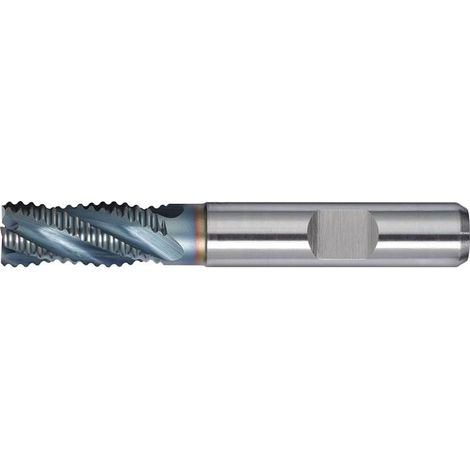 Fraise deux tailles DIN 844 type NR D. nominal 6 mm L. de garniture 19 mm HSS-Co (1/4)