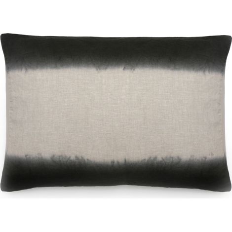 Housse de coussin DEEPALI DECO Tie & dye en lin et coton 55x80 cm