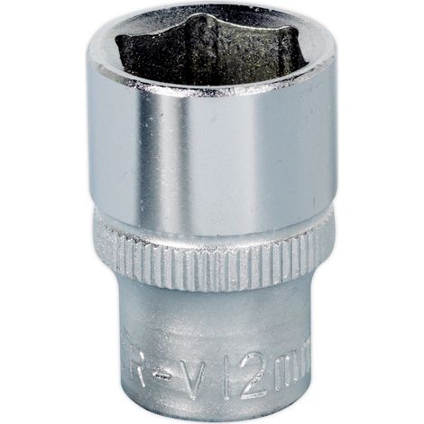 Sealey S1412 Premier Socket 1/4"Sq Drive 12mm