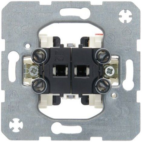 BERKER  Mecanismo doble interruptor basculante 10A/250V 3035