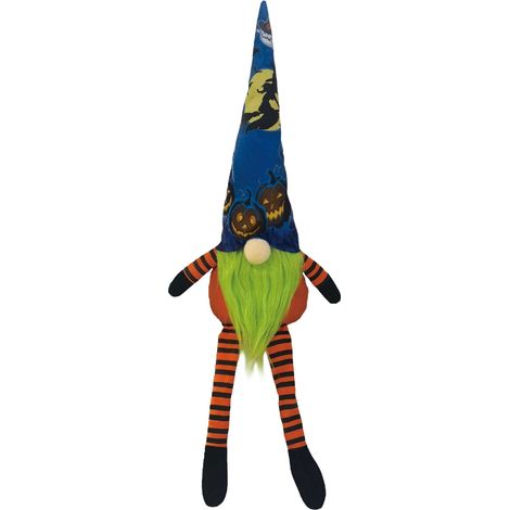 Décoration Halloween - Figurine Assise À Longues Jambes Sans Visage - Ornament Rudolph Éclairé - Pour Intérieur Et Extérieur - Lot De 1