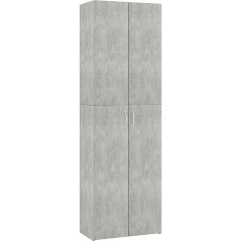 Maison Exclusive - Armario de oficina de contrachapado gris hormi (1/5)