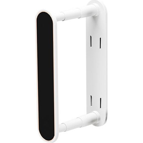 Séchoir à linge rétractable en plastique, cintre à vêtements pour buanderie, balcon, entrée, chambre, blanc élégant (1/5)