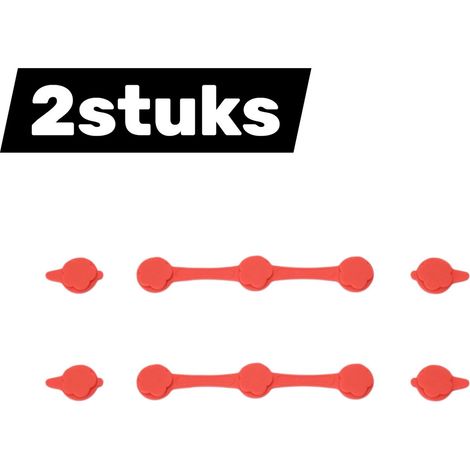fermeture par boucle magnétique en silicone convient aux friteuses à air chaud doublure en papier boucle en silicone résistante à la chaleur rouge ensemble de 2 pièces (1/5)