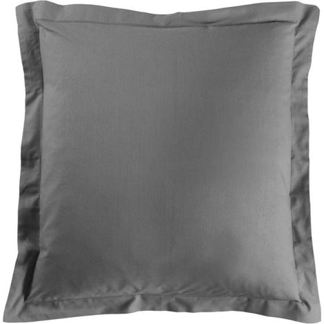 Taie d'Oreiller "Lina" 63x63cm Anthracite (1/5)