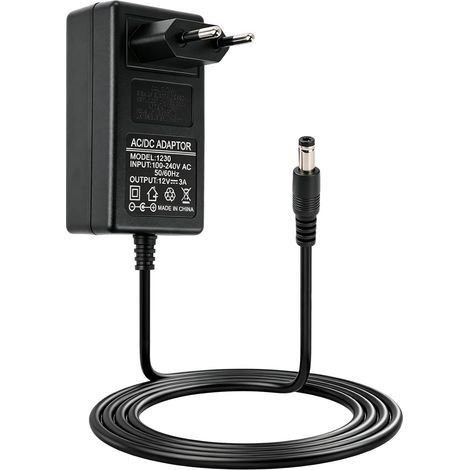12V 3A Adaptateur Secteur Alimentation AC-DC 50/60Hz pour Bandes LED (1/5)