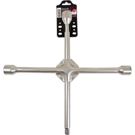 Clé en croix renforcé - PRECISION STEEL - Douilles 17, 19, 21 mm (1/5)