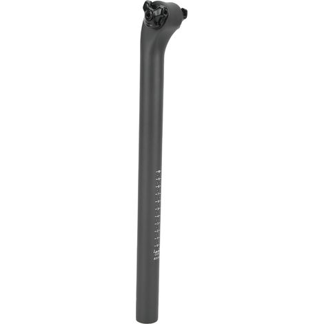Tige de selle carbone 20° déportée, tube de selle léger, bonne absorption des chocs, tige de rechange 31,6mm/1,2in (pour selle plate) (1/5)