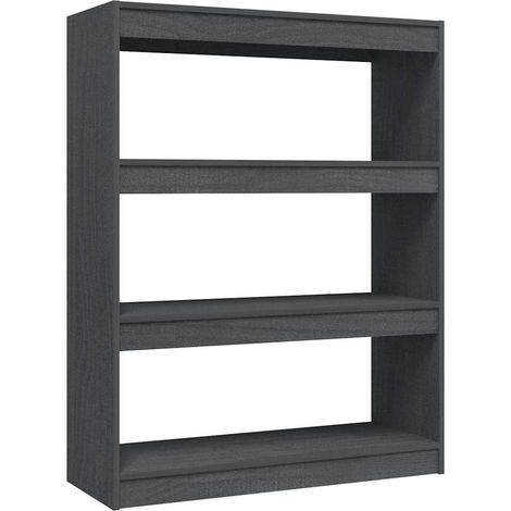 Maison Exclusive - Bücherregal/Raumteiler Grau 100x30x103 cm Kief (1/5)