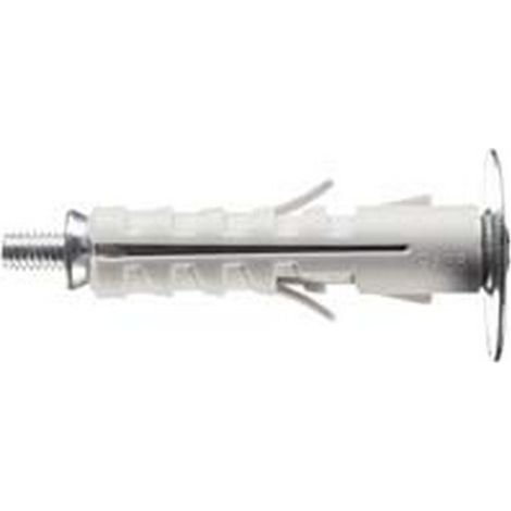 100PZ TASSELLO IN NYLON CON VITE TGS PA 6 ENP/V - ø mm.12x45