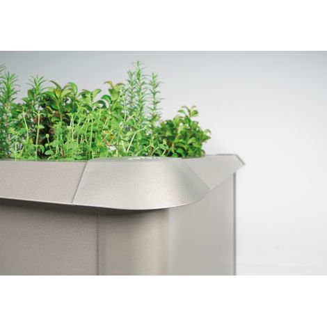 Protezione antilumaca per Aiuola rialzata 2x1 grigio quarzo metallizzato (1/4)