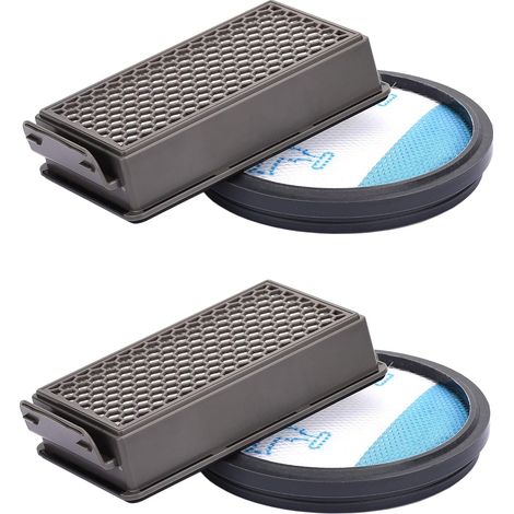 2pcs Yolando Kit de Filtres pour Rowenta/Moulinex/Tefal Compact Power Cyclonic Aspirateurs, Accessoire de Remplacement du Système de Filtration ZR005901 (1/5)