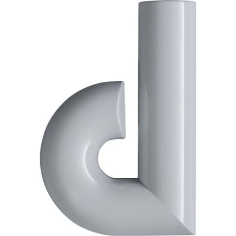 Lettre de numéro de maison en polyamide spécial noir profond 90, diamètre 33 mm, hauteur 134,4 mm (1/3)