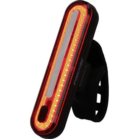 FISCHER FAHRRAD Fanale posteriore LED (monocolore) a batteria ricaricabile