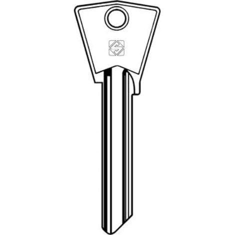 Chiave Piatta Gentili CIL2 Silca Ottone Nichelato 5 Pezzi