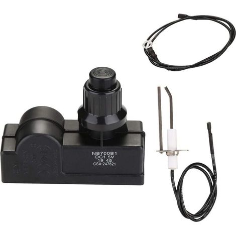 Ulisem AAA-Batteriezünder-Kit Druckknopfzünder mit Zündkabel, Funkenzündungs-Kit (1/4)